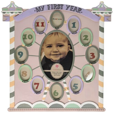 Fashioncraft My First Year Collage Circus Tent Baby Frame