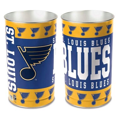 NHL 8010812 St. Louis Blues Tapered Wastebasket, 15"H
