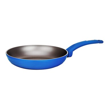 9.5'' Medium Fry Pan - Non-Stick Stylish Kitchen Cookware with Light Gray Inside and Blue Outside (Works with Model: NCCW12BLU)
