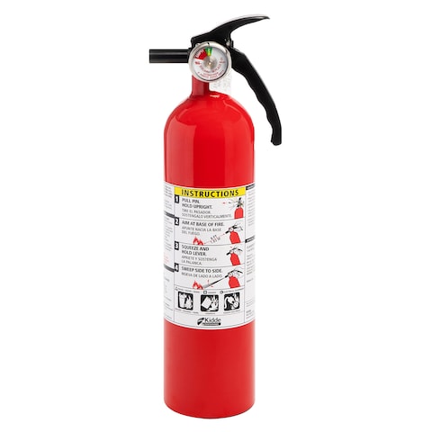 Kidde FA110 Multi Purpose Fire Extinguisher 1A10BC, 1 Pack, red