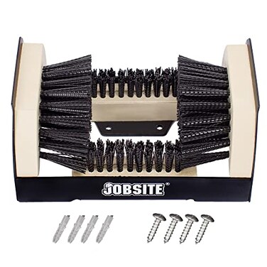 JobSite Boot Scrubber - The Original Shoe Scraper &amp; Cleaner Brush
