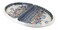 Polish Pottery Garden Butterfly Large Divided Dish