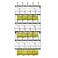 Sorbus Mug Rack for Wall - Large Rustic Coffee Mug Holder Wall Mount with 27 Hooks, Coffee Cup Display Rack, 6-Tier Metal Mug Organizer for Home, Kitchen &amp; Bar, Coffee Station, Dining Room