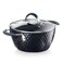 NutriChef Durable Non-Stick Dutch Oven Pot - High-Qualified Kitchen Cookware with See-Through Tempered Glass Lids, 3.6 Quarts, Works with Model: NCCW11DS), One size, Blue - NutriChef PRTNCCW11DSDOP