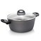 NutriChef Replacement Part-Dutch Oven Pot with Lid, 3.6 Quart, small, BLACK