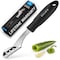 Zulay Kitchen Jalapeno Corer Tool - 430 Stainless Steel Pepper Corer Seed Remover Tool - 2-In-1 Serrated Edge and Seed Remover - Easy Coring and Cleaning for Efficient Cooking and Grilling