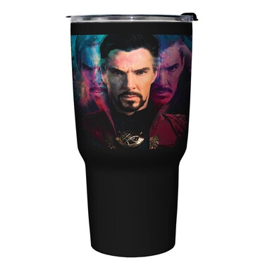 Marvel Strange Space 27 oz Stainless Steel Insulated Travel Mug, 27 Ounce, Multicolored