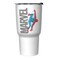 Marvel Spidey Logo 27 oz Stainless Steel Insulated Travel Mug, 27 Ounce, Multicolored