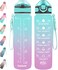 Enerbone 32 oz Drinking Water Bottle with Times to Drink and Straw, Motivational with Carrying Strap, Leakproof BPA &amp; Toxic Free, Ensure You Drink Enough Water for Fitness Gym Outdoor