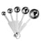 5PCS OstWony Measuring Spoons Set, Includes 1/8 tsp, 1/4 tsp, 1/2 tsp, 1 tsp, 1 tbsp, Food Grade Stainless Steel measuring cups, Tablespoon and Teaspoon for Measure Liquid and Dry Ingredients