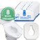 Reli. Toilet Seat Covers (2000 Pcs, 8 Packs of 250)   Disposable Toilet Seat Cover - Flushable - 14x16" (Half-Fold)   Paper Liners for Restroom, Bathroom, Travel, Camping, Kids Potty Training