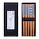 Antner 5 Pairs Natural Bamboo Chopsticks Reusable Classic Japanese Style Chop Sticks Gift Sets, Dishwasher Safe, 8.8 Inch/22.5cm