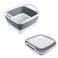 Collapsible Wash Basin 9L, Foldable Dish Tub with Drain Plug, Portable Collapsible Dish Basin, Camping Sink for Washing Dishes, Laundry &amp; Kitchen Use,Gray