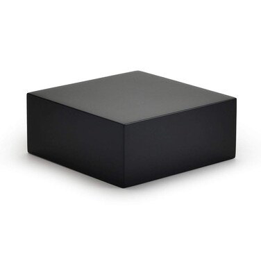 Oirlv Solid Wood Minimalism Style Jewelry Display Stand Showcase Jewelry Organizer Black Square Holder (SM05303)