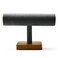 Oirlv Solid Wood Hovering T-Bar Jewelry Display Stand Watches Bracelet Necklace Bangle Holder Jewelry Organization(Grey)