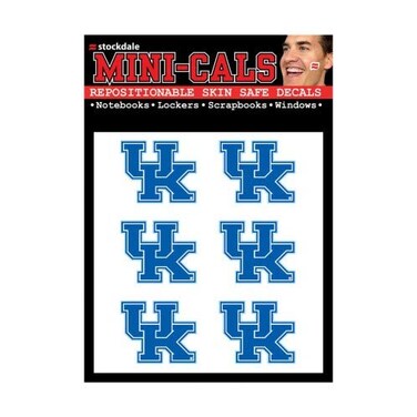 WinCraft NCAA Kentucky Wildcats Face Tattoos, Team Colors, One Size