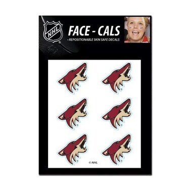 WinCraft NHL Arizona Coyotes Face Tattoos, Team Colors, One Size