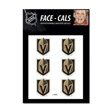 WinCraft NHL Vegas Golden Knights Face Tattoos, Team Colors, One Size