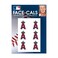 Wincraft MLB Los Angeles Angels Face Tattoos, Team Colors, One Size