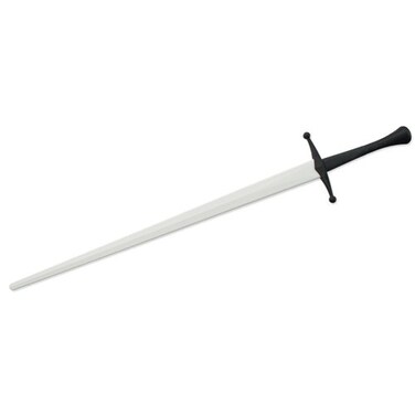 Red Dragon Armoury Synthetic Bastard Sparring Sword - White Blade with Black Hilt