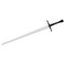 Red Dragon Armoury Synthetic Bastard Sparring Sword - White Blade with Black Hilt