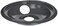 GE WB31T10013 8-Inch Burner Bowl