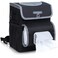 Farasla All-in-One Car Trash Can, Garbage Bag for Car with Removable Leakproof Interior Liner, Adjustable Tissue Holder &amp; Straps(Black)