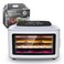 Septree Compact Food Dehydrator, 4 Stainless Steel Trays Fresh Dryer Machine for Jerky Herbs Fruit Veggies Snacks, with Digital Timer   190F Temperature Control, Great Size for Small Family