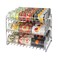 Kitchen Details 3 Tier Can Organizer   Canned Food Storage Rack   Kitchen Cabinet and Pantry Organization   Holds 36 Cans   Space Saving   Chrome