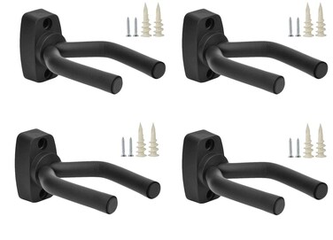 Top Stage 4-PACK Guitar Hangers Stands Hooks Holders Wall Mount