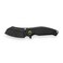 TRUE MAAR Cleaver Flipper Knife: D2 Steel, Black Oxide, Stonewash Finish w/2-WAY Carry Pocket Clip