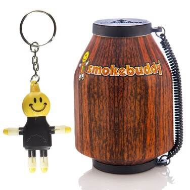 Smokebuddy Original Wood, Medium, Brown