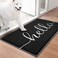 BeneathYourFeet Door Mat (30"x17.5",Black), Welcome Mat Low Profile Floor Mat Front Doormat Indoor Outdoor Door Non Slip Rugs for Entryway, Patio, High Traffic Areas