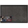 Gorilla Grip 100% Waterproof All-Season WeatherMax Doormat, Durable Natural Rubber, Stain and Fade Resistant, Low Profile, Indoor Outdoor Door Mats, Easy Clean Patio Entrance Mat, 17x29, Gray Diamond