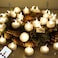 Topstone LED Tealight with 4/6/8 H Timer and Remote,Flameless Candle,Long Lasting Battery Operated Votive Candle,Electric Fake Candles for Seasonal &amp;Festival Celebration,Pack of 12(Warm White)