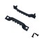 EesTeck 50 Pack Small Sawtooth Picture Hangers Steel Picture Hanging Picture Frames Hangers with Screws Picture Hang Solutions, for Hanging Clock Paintings Artwork Picture Frame Hook Photos (Black)