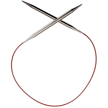 ChiaoGoo Red Lace Circular 24-inch ( 60cm ) Stainless Steel Knitting Needle,Size US 6 ( 4mm ) 7024-6
