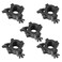 MOUNTAIN_ARK 5 Pack 33lb Stage Light Clamps for DJ Par Light Plastic O Clamp Fit 1" 1-1/2" 2" OD Pipe