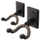 String Swing Guitar Hanger - Holder for Electric Acoustic and Bass Guitars - Stand Accessories Home or Studio Wall - Musical Instruments Safe Without Hard Cases - Black Heavy Duty Steel BCC11K 2-Pack