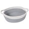 Goodpick Small Woven Basket, Storage Basket with Handles, Empty Baskets for Gifts, Woven Basket for Toys, Baby Laundry, Diapers, Towels, Snacks, Dog Toy Basket, Easter Basket, 12"x 8" x 5", Gray