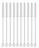 Long Straw Cleaner Brush Extend 10 inch, Wide 10mm diam Pipe Cleaners, Long Straw Brush for Sippy Cup, Water Bottle and Tubes, Drinking Straw Cleaning Brush Set 10 Pack