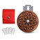 UFO Bread Lame Cutter for Homemade Sourdough Bread Bakers, Slashing Tool Cutting Bread Scoring Knife Razor Cutter, Great Gift for Artisan Bread and Baguette Makers(PU leather case, Bright Red)