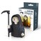 Genuine Fred, GRIM STEEPER, Grim Reaper Reusable Silicone Tea Infuser, Black, Fun Gift for Tea Lovers, Clever Kitchen Gadget