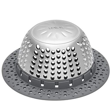 LEKEYE Drain Hair Catcher/Bathtub Drain Cover/Drain Protector for Pop-Up &amp; Regular Drains(Patented Product)