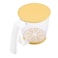 Flour Sifter Hand-Held Cup Flour Sifter Strainer Powder Mesh Sieve Baking Supplies Tools with Lid at The Bottom Sieve Flour
