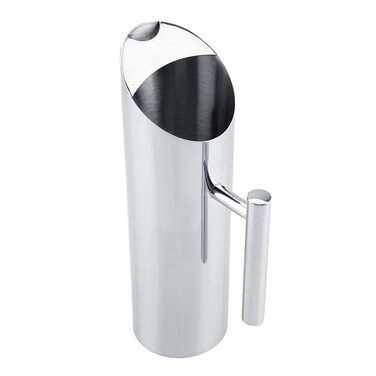 Stainless Steel Water Pitcher/Jug, Metal Pitcher, Stainless Steel Pitcher With Lid, Metal Pitcher, 1.5L Premium Pitcher With Handle Ice Guard For Water Coffee Ice Tea Milk (1.5L)