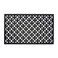 DII Rubber Doormats Collection All Weather, 18x30, Lattice