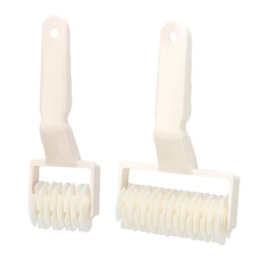Lattice Roller Cutter Dough Lattice Household Baking Pastry Tools Wheels Time-Saver Dough Craft Pie Pastry Dough Cutter Roller Tools(S+L)