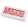 Tcoivs 20-Pack Cookie Boxes with Window, 12.5" x 5.5" x 2.5", White Bakery Boxes, Auto-Popup Treat Boxes for Pastries, Strawberries