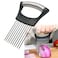 Stainless Steel Onion Holder for Slicing,Onion Slicer Holder,Onion Cutter for Slicing of Onions,Tomatoes,Avocados,Eggs and Other Vegetables,KItchen Utensils